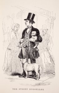 The Street Dog-Seller, illustration from London Labour and London Poor by Henry Mayhew, pub. 1862
