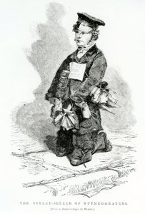 The Street Seller of Nutmeg-Graters, c.1840 by English School