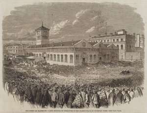 The Strike at Blackburn, Large Meeting of Operatives in the Market-Place on Thursday Week by English School
