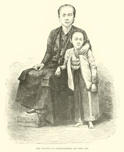 The Sultana of Jokkjokkarta and Her Son by English School