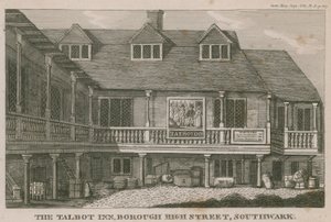 The Tabard Inn, Southwark by English School