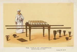 The Table of Shewbread, Scale 1/2 Inch to a Foot