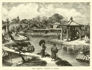 The Temple Garden in Tokio by English School