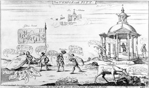 The Temple and Pitt, 1757