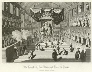 The Temple of Ten Thousand Idols, Japan by English School
