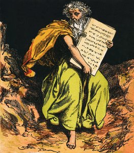 The Ten Commandments by English School