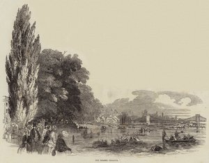 The Thames Regatta by English School