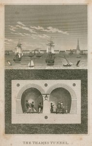 The Thames Tunnel by English School