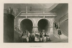 The Thames Tunnel by English School