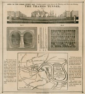 The Thames Tunnel by English School