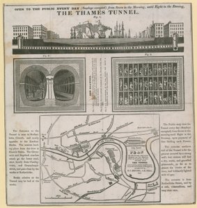 The Thames Tunnel by English School