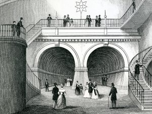 The Thames Tunnel by English School