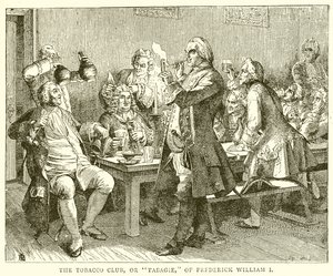 The Tobacco Club, or Tabagie, of Frederick William I