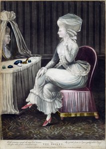 The Toilet, pub. by Robert Sayer and J. Bennett, 1780 by English School