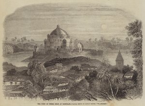 The Tomb of Shere Shah at Sasseram by English School