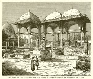 The Tombs of the Mamelukes, the Old Rulers of Egypt, Massacred by Mohammed Ali in 1811