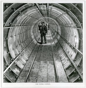 The Tower Subway, 1870 by English School