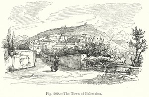 The Town of Palestrina by English School
