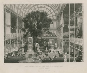 The Transept of the Great Exhibition, Looking North by English School