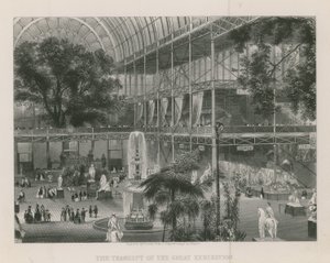 The Transept of the Great Exhibition, Looking South by English School