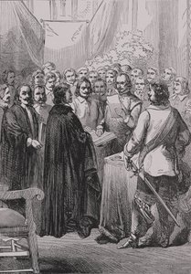 The Treaty of Westphalia, from The History of France, by Emile de Bonnechose by English School