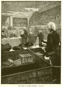 The Trial of Warren Hastings by English School