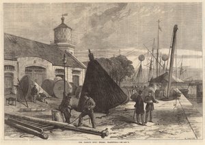 The Trinity Wharf, Blackwall by English School