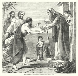 The True Fast, Giving Bread to the Hungry, Isaiah LVIII (engraving)