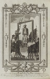 The Unfortunate Death of Major Andre by English School