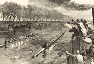 The University Boat-Race Dead-Heat by English School