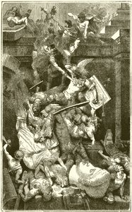 The Vandals in Rome by English School