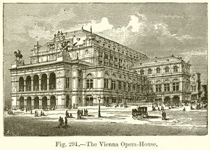 The Vienna Opera House by English School