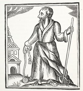 The Wandering Jew, illustration from Chap-books of the Eighteenth Century by John Ashton, pub. 1882