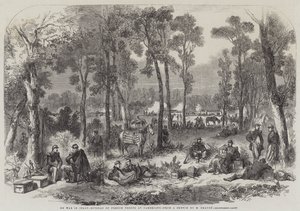 The War in Italy, Bivouac of French Troops at Cameriano by English School