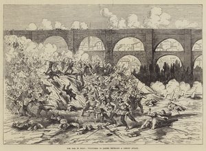 The War in Spain, Volunteers of Teruel repelling a Carlist Attack by English School