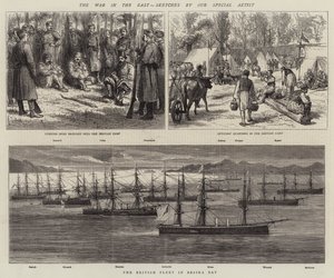 The War in the East (engraving) by English School