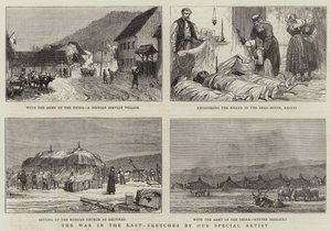 The War in the East (engraving) by English School
