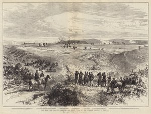 The War, the Gravitza Redoubt, and Right Wing of the Turkish Position at Plevna by English School