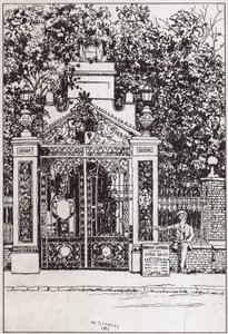 The Waterside entrance, Cremorne Gardens by English School
