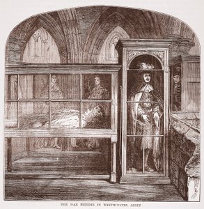 The Wax Figures in Westminster Abbey, c.1880 by English School