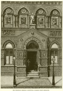 The Wedgwood Memorial Institution, Burslem (Front Entrance) by English School