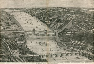 The West End railway district, London