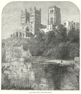 The West Front, from the River by English School