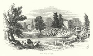 The Wey Bridge by English School