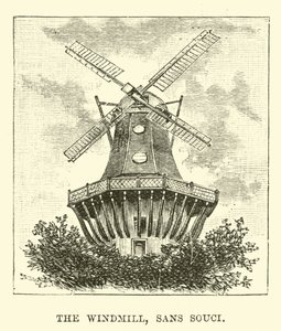 The Windmill, Sans Souci by English School