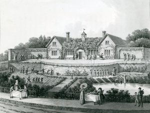 The Work House (engraving) by English School