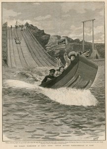 The Worlds Water Show at Earls Court, London; Captain Boyton