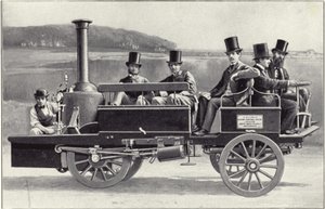 The Yarrow-Hilditch Steam Carriage by English School
