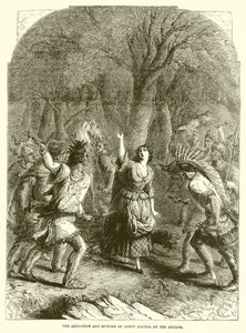 The Abduction and Murder of Jenny Macrea by the Indians by English School