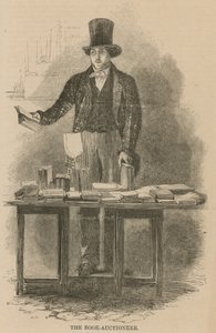 The Book Auctioneer by English School